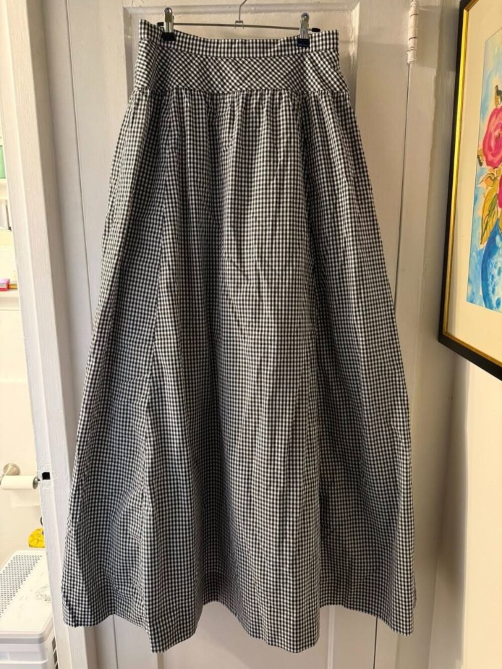 J. Crew Gingham Ball Skirt